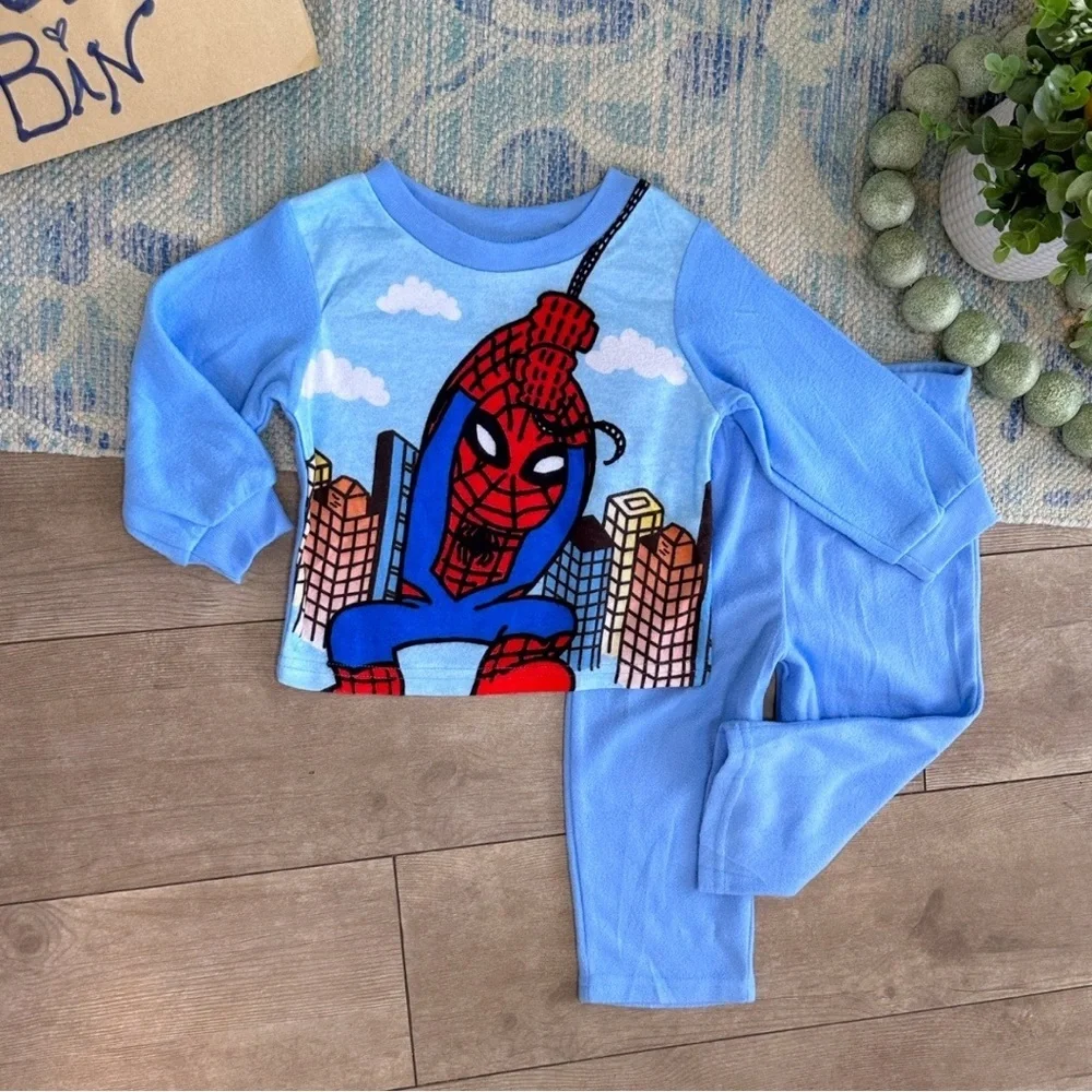 Blue Spider-Man Pajama Set
